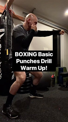 BOXING Basic Punches Drill Warm Up! 👊🔥🐉 #shorts #boxing #fitover50