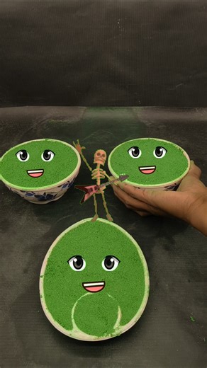 Funny Green Cake Animation 😱 Skeleton Guitar Surprise #shorts #YouTube short video