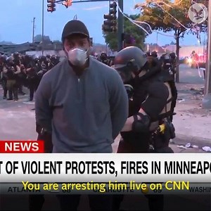 290K views · 3.7K reactions | CNN reporter covering Minneapolis protests arrested live on air | The Independent | Facebook