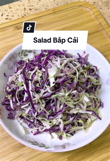 Salad bắp cải Hàn Quốc đơn giản cho bữa công sở