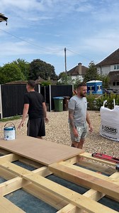 128K views · 1.3K reactions | Calvin Vs Ted The Square Foot Challenge With Hamilton For The Trade | The Bald Builders | Facebook