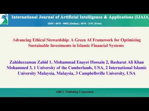 International Journal of Artificial Intelligence & Applications (IJAIA)