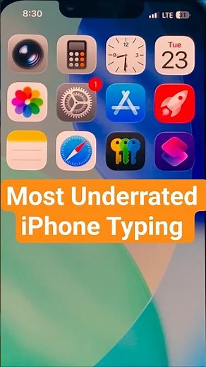 Most Underrated iPhone Typing and Keyboard Feature! #Shorts
