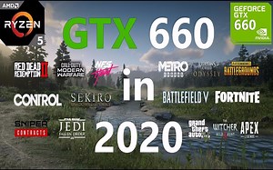 2020年GTX 660在20个游戏中的表现