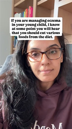 Farah Khan, MD | Allergist on Instagram: "I happen to be a double board certified pediatric allergist and I can’t tell you the number of times I’ve seen this advice taken mistakenly because we’re frustrated with how stubborn and chronic eczema can be. But we don’t want to trade one problem for another. Unfortunately, we don’t completely understand all of the risk factors for developing a food allergy, but we do know that when your immune system stops seeing an allergen like milk or egg or peanut