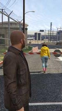 I Sent an NPC Into GTA 5 Military Base... Here's What Happened! 😱 #gta5 #shorts