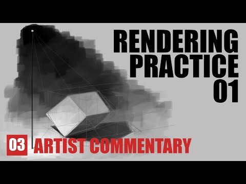 (Artist Commentary) Struggling with digital painting - Rendering Practice 01