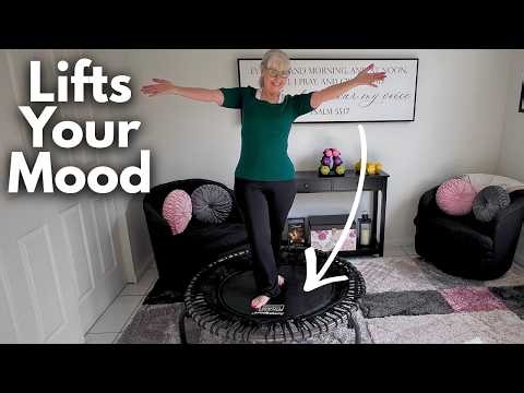 This Trampoline Workout on the Rebounder feels too EASY