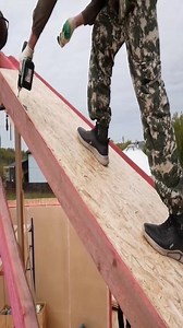 Perfect wooden roof OSB floor panel connection installation working skills | Sanford Civil Consultant