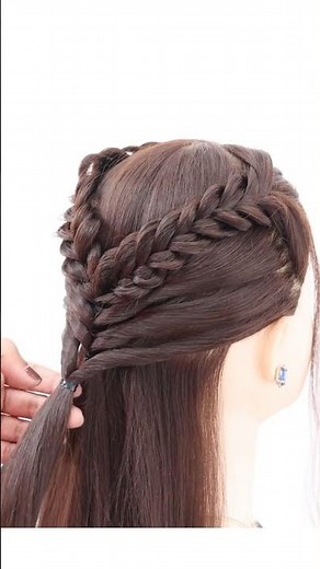 Easy party hairstyle #hairstyle #easyhairstyle