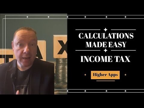 How to Calculate Income Tax | Higher Applications Of Maths