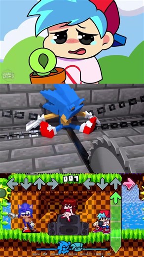 Oh Uhm - FNF Sonic for hire vs minecraft mod - Friday Night Funkin'