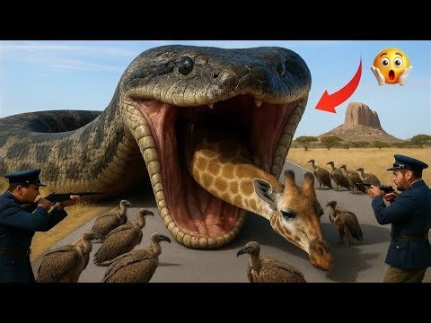Heroic Rescue Team Saves Innocent Mother Giraffe from Giant Python Attack🐍 | Apex Rescues