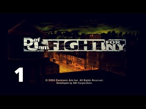 Def Jam Fight For NY Walkthrough (HARD) Part 1 (PS2) | THE RAGE IS ALREADY STARTING TO BUILD!!
