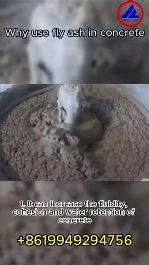 Why use fly ash in concrete? it's not only for saving cost #concretemixingplant #concrete #concrete
