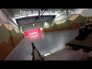 shooting the GP rifle with .22 (army cadets)