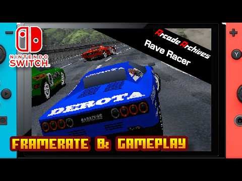 Arcade Archives Rave Racer - (Nintendo Switch 1) - Framerate & Gameplay - 4K