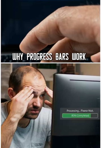Why do progress bars feel impossible to ignore 😳 #brandpsychology #uxdesign #pixelcommercestudio