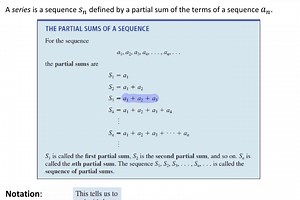 Series (Partial Sums of Sequence)- Introduction