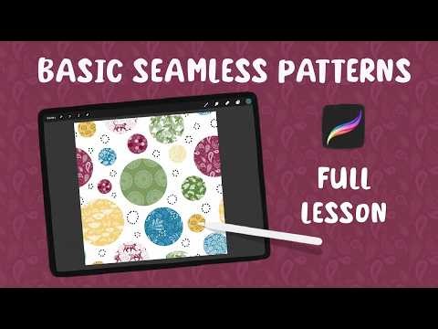 How to Make Seamless Repeat Patterns in Procreate Step-by-Step