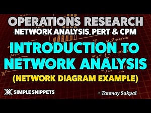 Network Analysis in Operations Research (Project Management) with Network Diagram Example Video Lecture | Crash Course: GATE Mechanical Engineering (English)