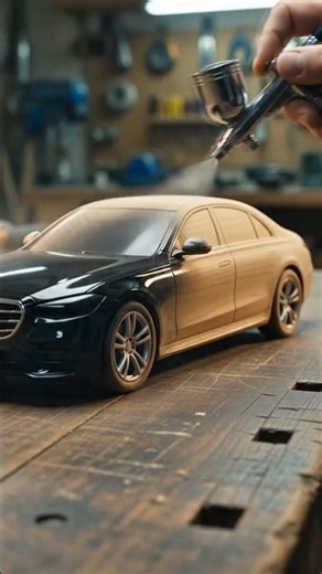 Mercedes-Benz S-Class Made Entirely From Wood! 😱🔥