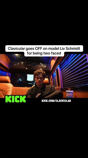 Clavicular goes OFF on model Liv Schmidt for being two faced #clavicular #clavicularclips