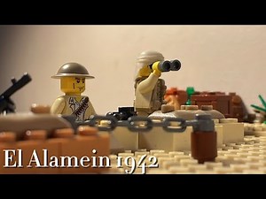 The Battle of El Alamein - Lego Animation