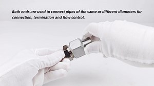 TAISHER 5PCS 304 Stainless Steel Pipe Fitting, Reducer Adapter, 3/8" NPT Male x 3/4" NPT Female