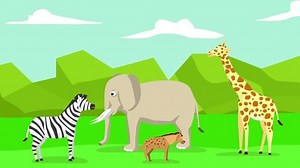 Animated Safari Video Animals Wild Africa Stock Footage Video (100% Royalty-free) 3594996461 | Shutterstock