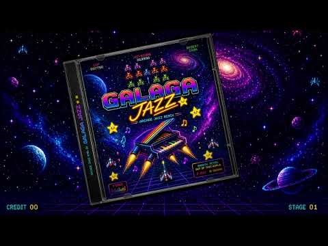 Galaga Arcade Jazz Remix 🎷🕹️| Smooth Game Music (Galaga-style Remix)