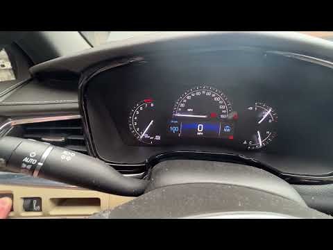 2017 Caddy XT5 rear brake service mode