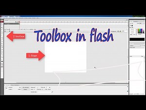 Toolbox in Flash l An introduction to Flash Toolbox | Stage in Flash tutorial