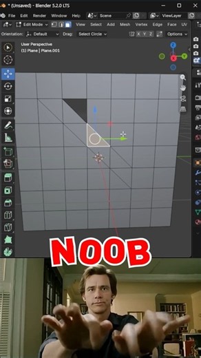 Blender Noob vs Pro: Stop Making Grids Manually! 🔥 || #blender #3d #tutorial #trending #cgi #tips