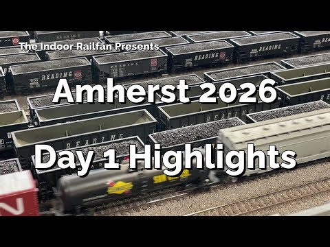 Amherst 2026 Day 1 Highlights #amherst #railroad #modelrailroad