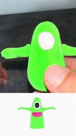 One Eye Alien Slime #diy #clay #clayart