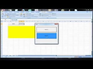 Create a window and navigation buttons in Excel (Buttons and userforms)