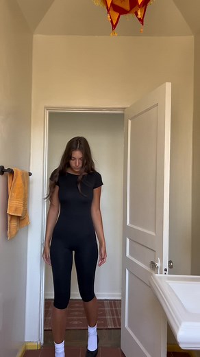 trying to make a unitard look cute #ootd