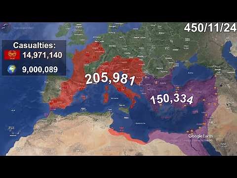 Ancient Rome with Units using Google Earth