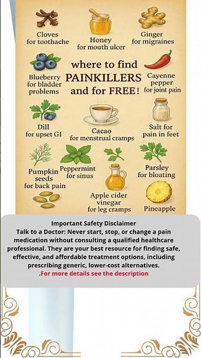 where to find painkillers and for free?