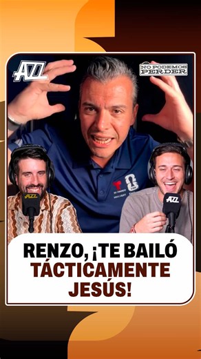 Un cruce histórico entre Jesús Barrón y @renzopantich en la noche de #NoPodemosPerder #AzzMundial #mundial2026 #mexico #copadelmundo