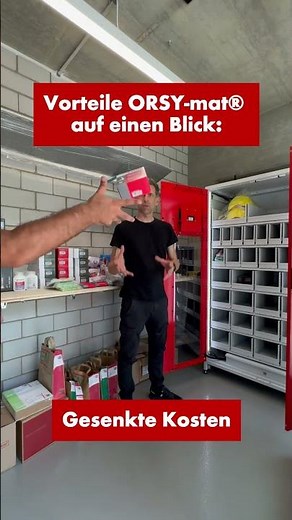 Zeit sparen | Vollautomatisches Lagermanagement | ORSY-mat®