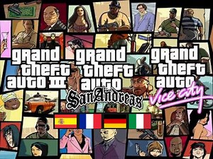 Languages ​​(Europe) (Fr, De, Es, It) for all versions (USA) of GTA - PS2 file - Grand Theft Auto: San Andreas