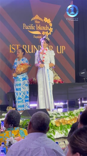 #FijiOneNews | Miss Pacific Island Pageant 1st Runner is Miss Papua New Guinea, Iampela Popena | Fiji One News