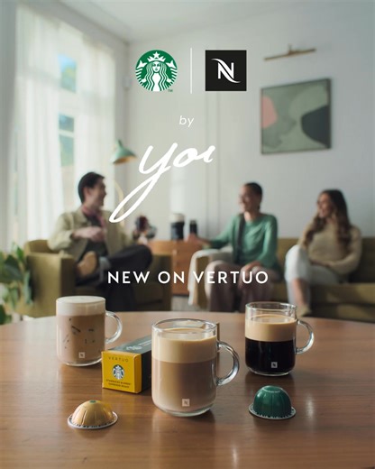 With Starbucks Coffee by Nespresso Vertuo, enjoy your favourite recipes at home, just how you like it. Whether it's a smooth light roast in the morning, or a bold black cup in the afternoon, your perfect coffee is just a cup away. Discover the new collection at Nespresso.com Starbucks® coffee capsules for Nespresso coffee machines. Nestle uses Starbucks trademarks under license. © 2025 Starbucks Coffee Company. Pike Place is a trademark of The Pike Place Market PDA, used under license. | Nespres