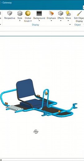 Go Kart Chassis CAD Model | Siemens NX Beginner to Advanced Design | cad modelling #cad #gokart #f1