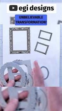 Plain to WOW! Embossed Frame Die Cuts ✨Altenew Frozen Moments