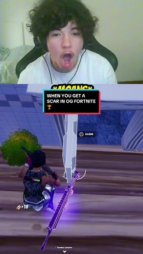 When You Get a Scar in OG Fortnite 🏆