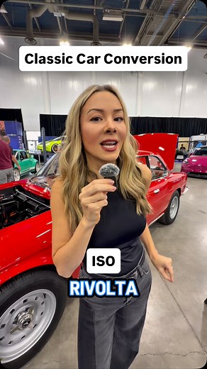 What classic would you convert to electric??? ⚡️⚡️⚡️ @current.losangeles @isorivolta @semashow #classiccars #electricconversion #isorivolta #sema | Electric Car Girl