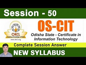 OS-CIT Session 50 (New Syllabus) #microiteducation